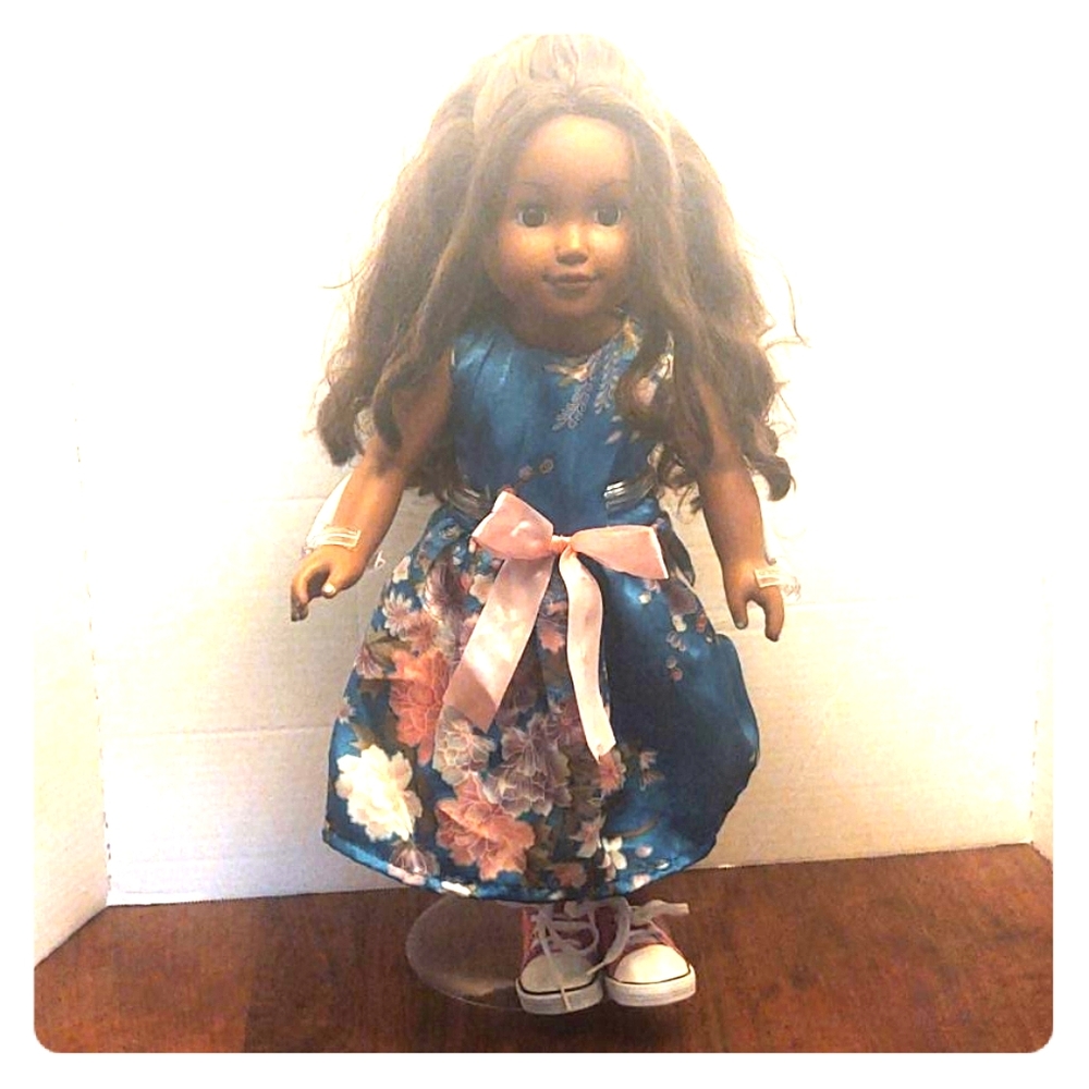 - Outfit - Dress and Shoes for 18- inch doll